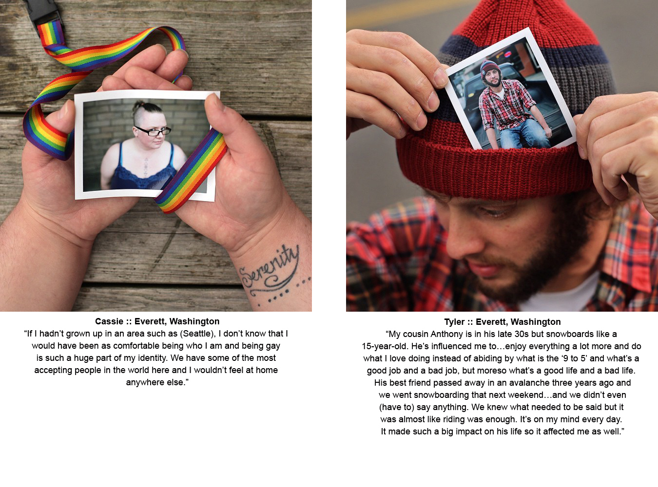JOHNNY ANDREWS PHOTOGRAPHY : PROJECTS :: 1FOR1 Polaroid