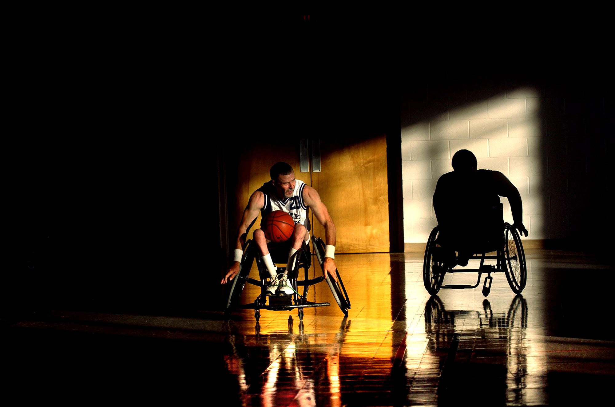 JOHNNY ANDREWS PHOTOGRAPHY : EDITORIAL :: Wheelchair basketball